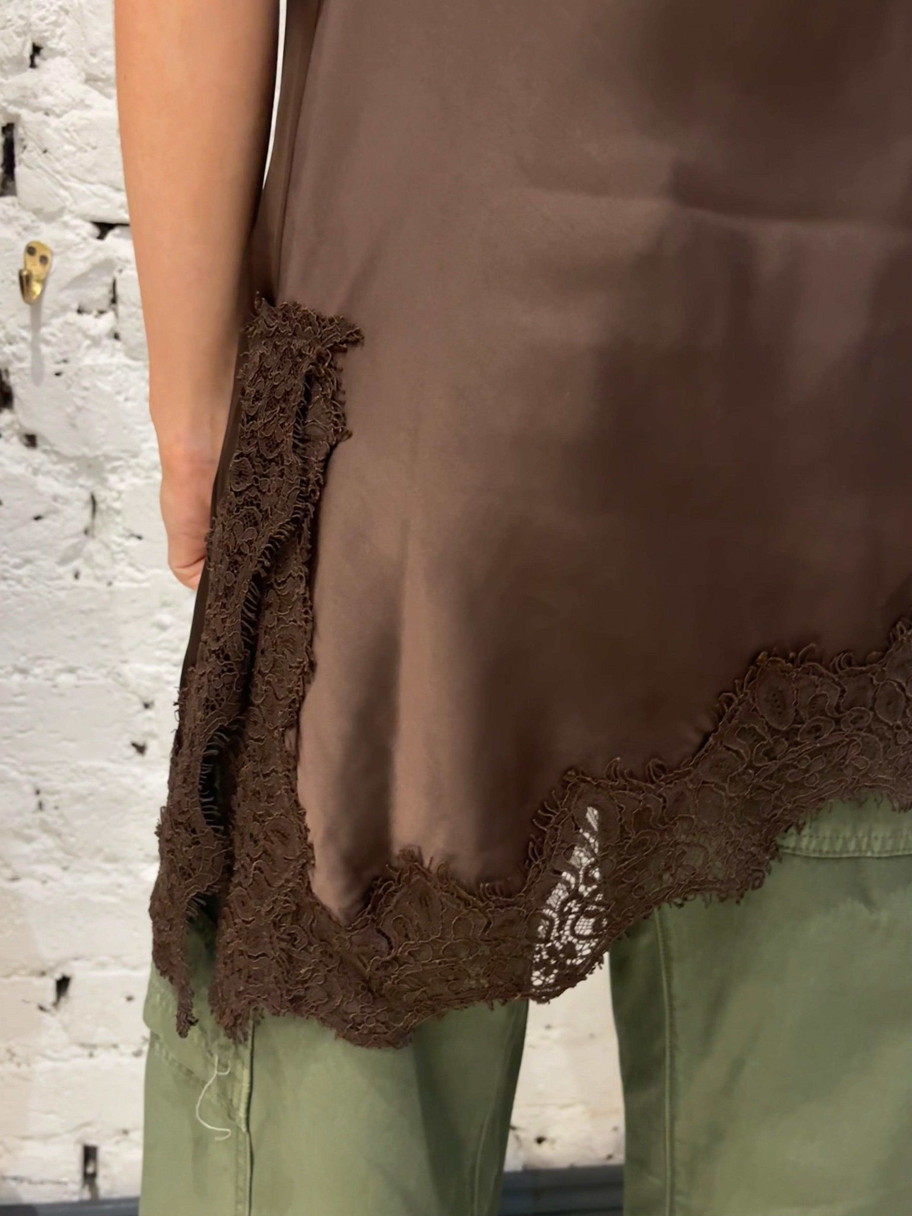 Haute L'Amitié Naomi Lingerie Top in Mocca