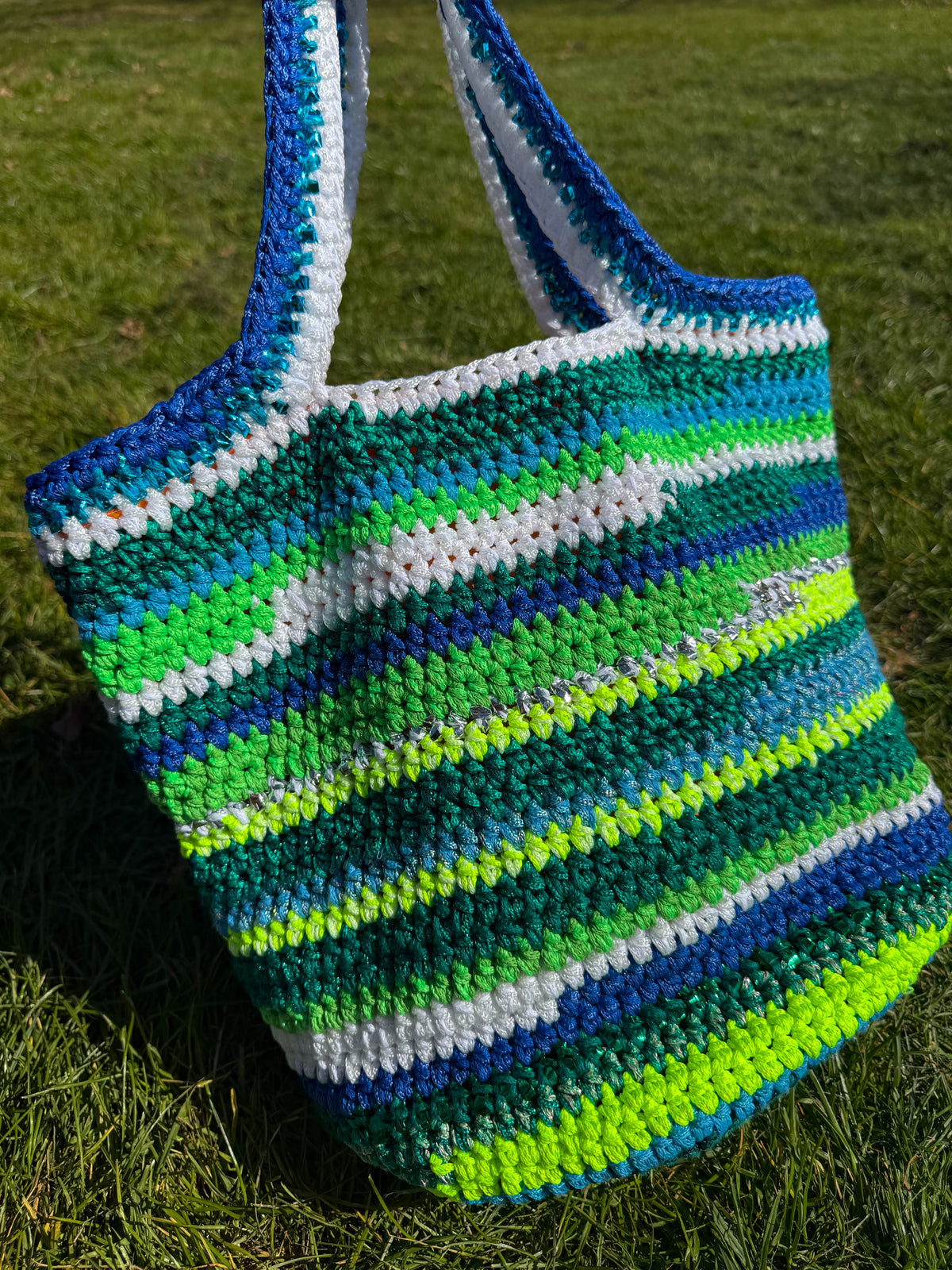 ND Feriha Bag in Blue Green