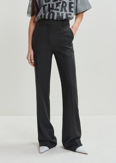 Essentiel Antwerp Invade Fitted Flared Pants in Shadow