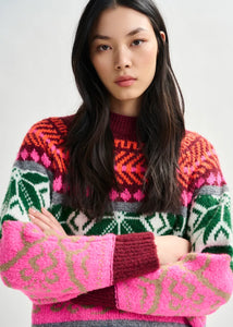 You added <b><u>Essentiel Antwerp Irelando Jacquard Knit in Multi</u></b> to your cart.