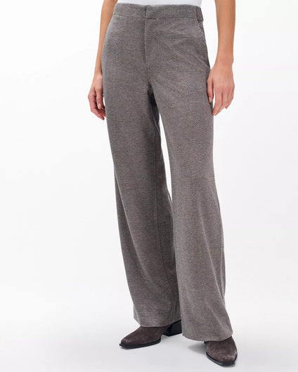 Rag & Bone Irina Ponte Tailored Pant in Brown