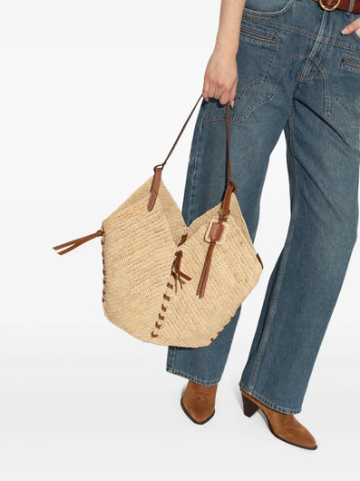 Isabel Marant Tampa Bag in Natural, Cognac