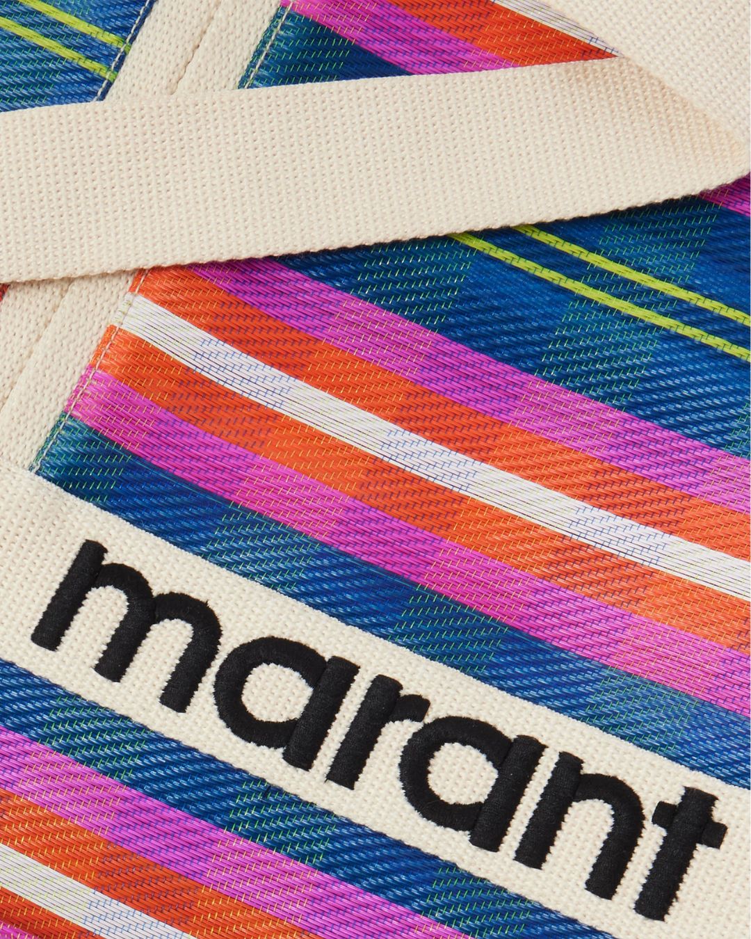 Isabel Marant Darwen Bag in Navy, Orange