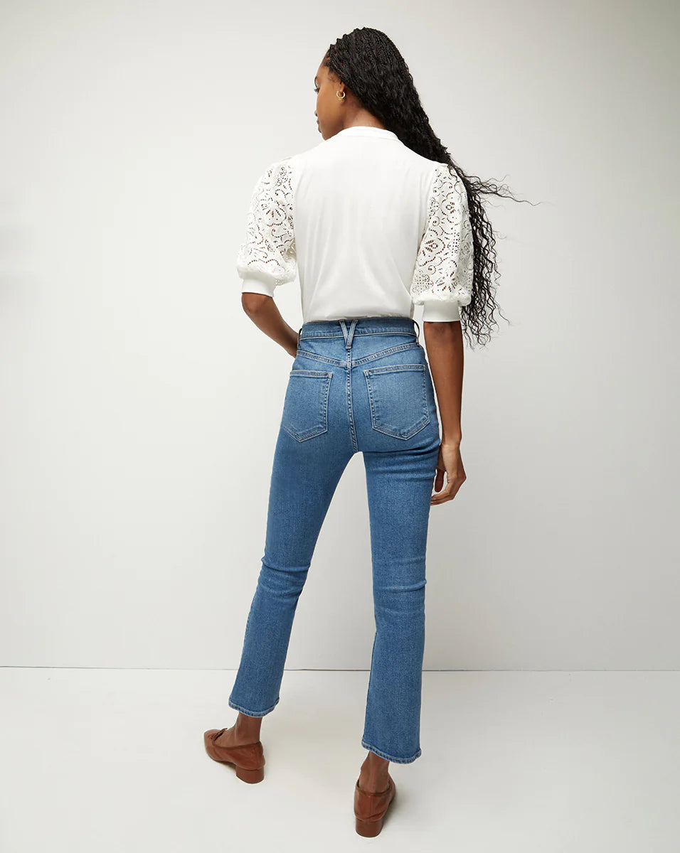 VB Coralee Top in White Lace