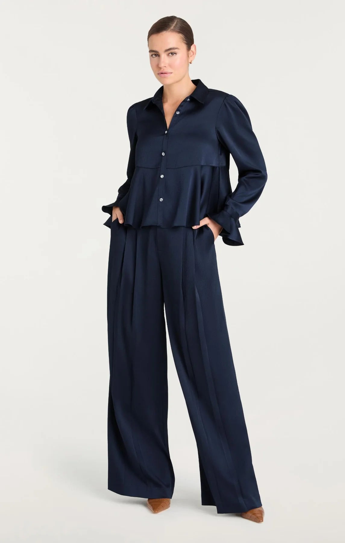 Cinq à Sept Isaure Top in Navy