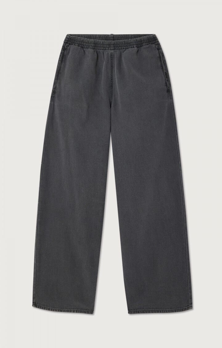 American Vintage Jazy Pull On Denim Pants in Black