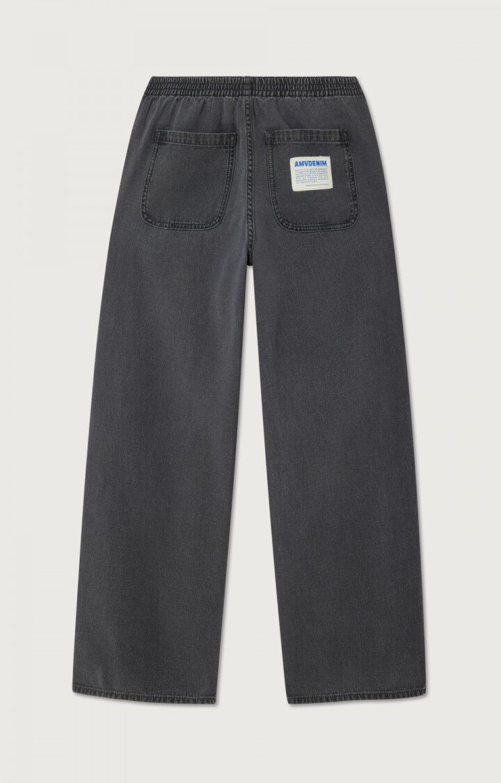 American Vintage Jazy Pull On Denim Pants in Black