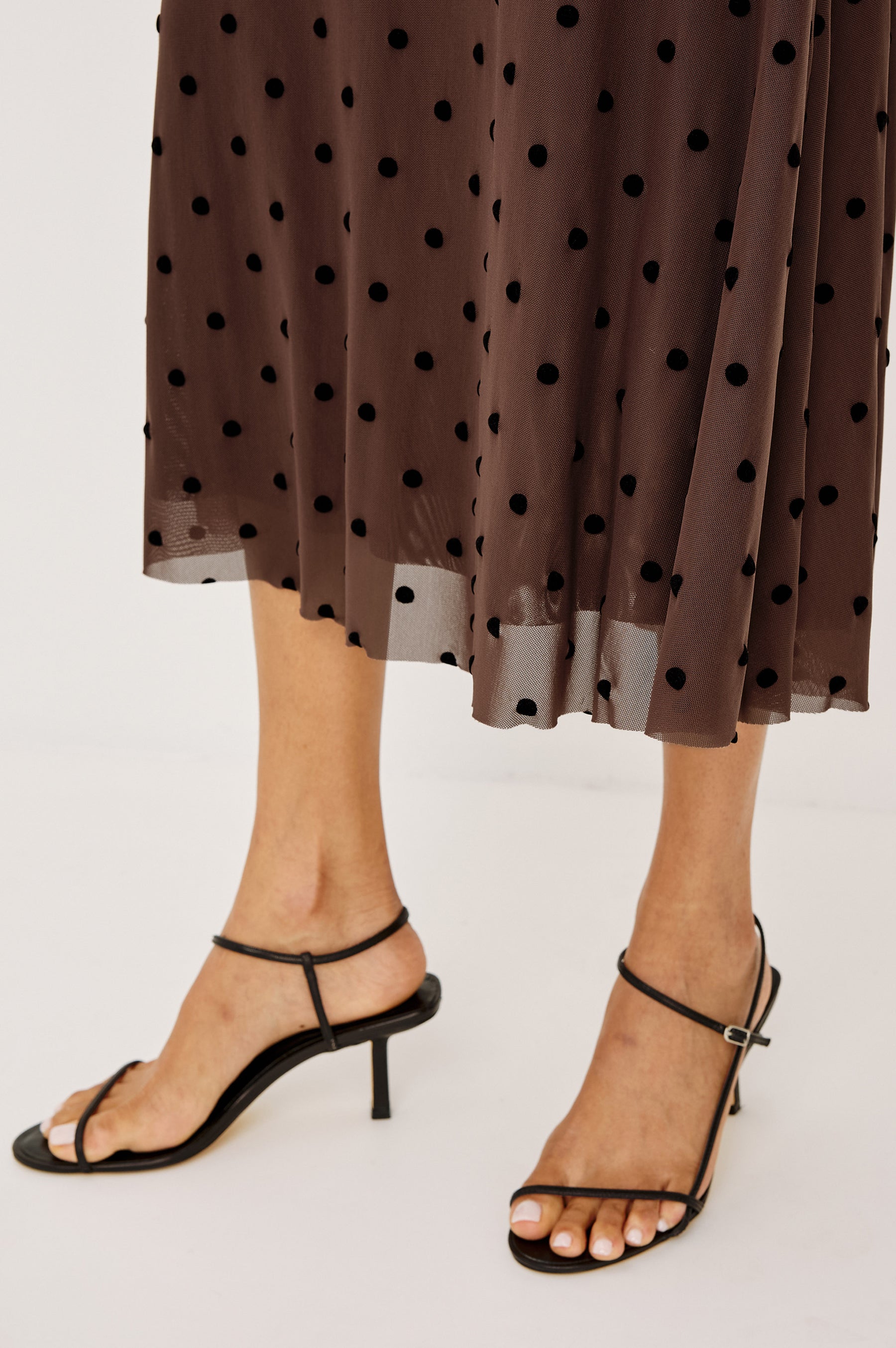 Rails - Jordan Skirt - Chocolate Polka Dot
