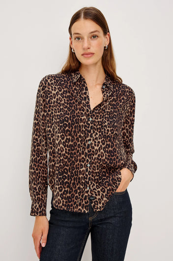 RAILS Josephine Shirt in Brown Nala