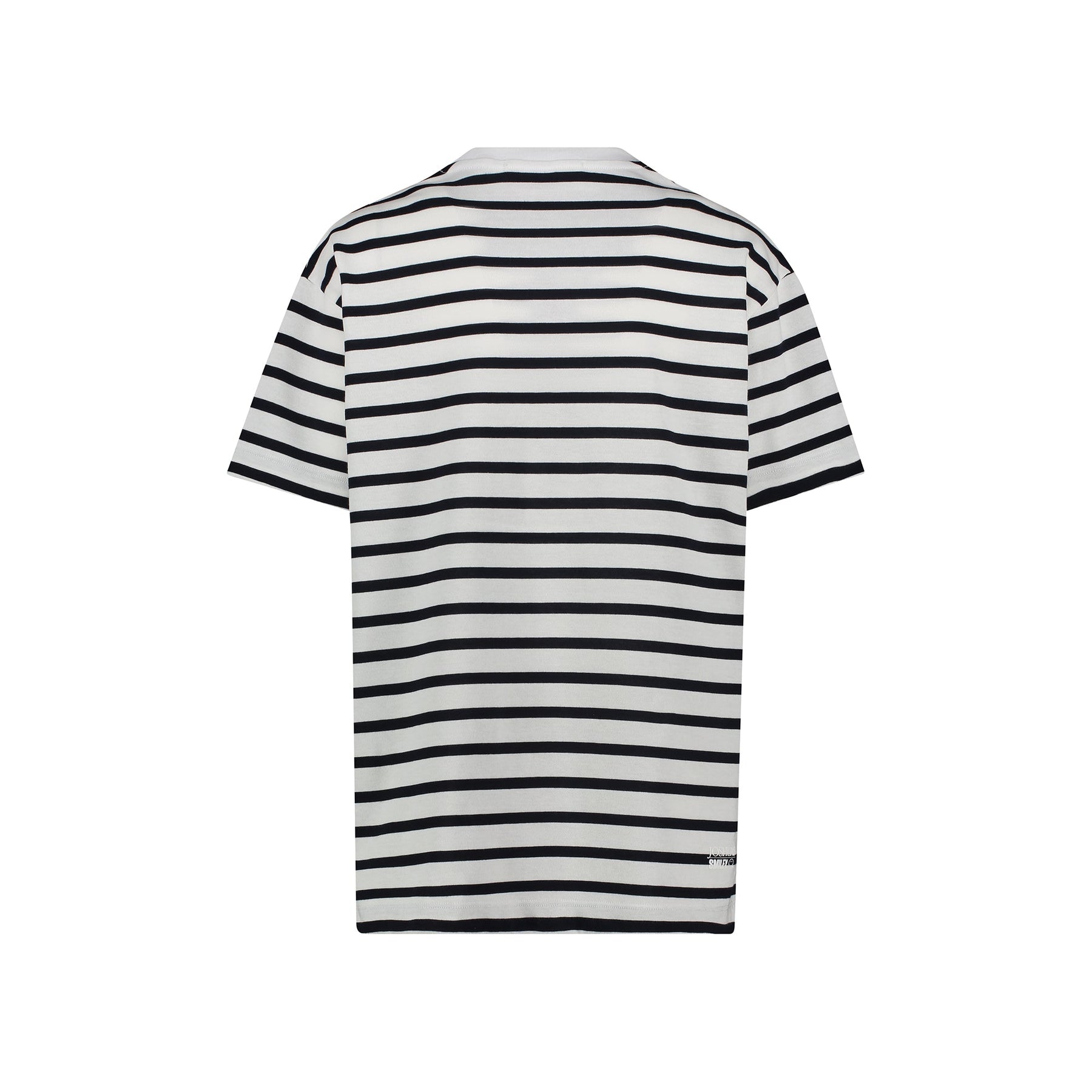 JS Striped ISMILEYOU Tee in Blue