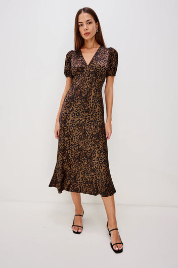 Rails Junia Dress in Ginger Spotted