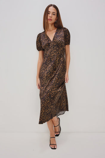 Rails Junia Dress in Ginger Spotted