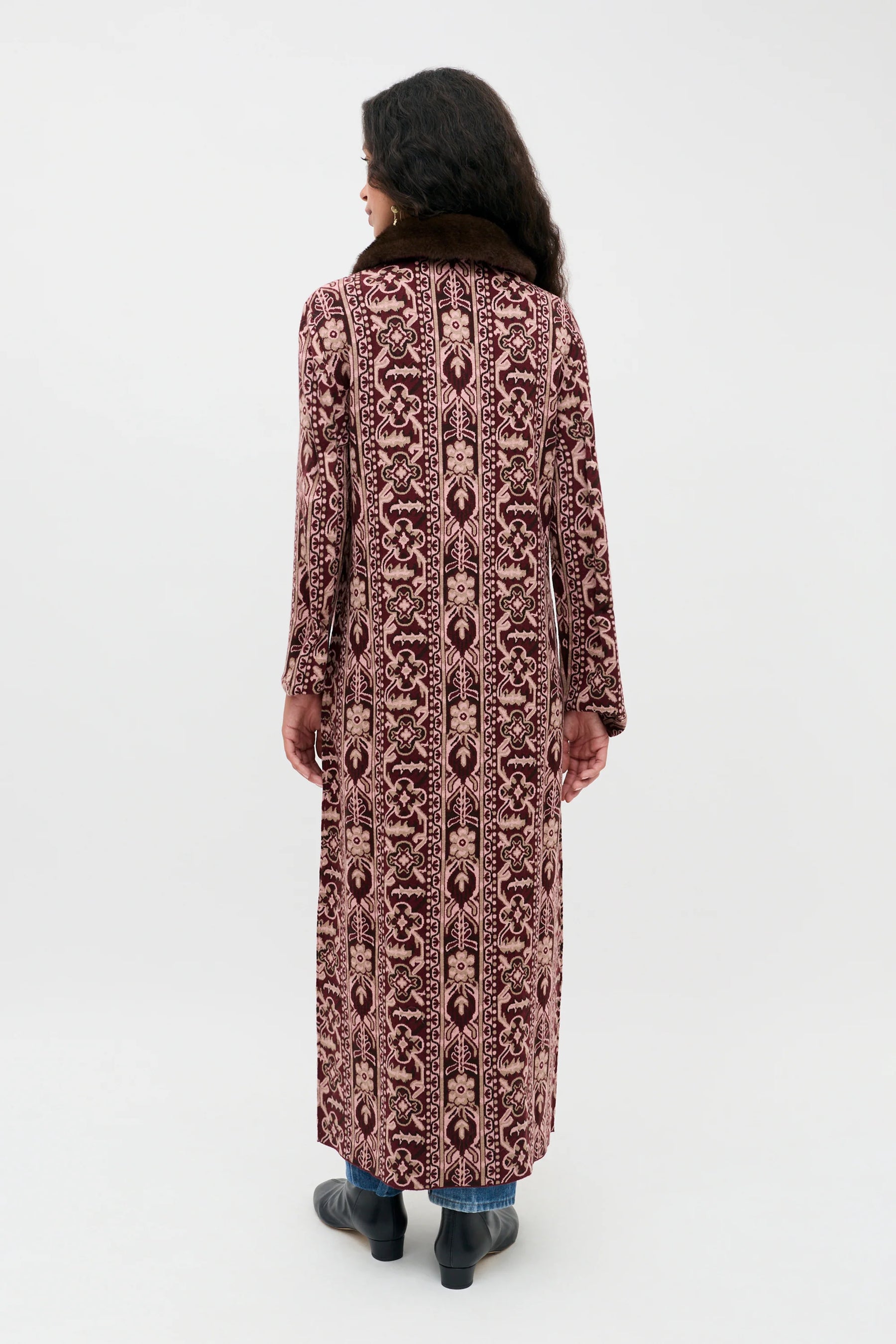 RIXO Jacoba Long Cardigan - Tapestry Bloom Multi