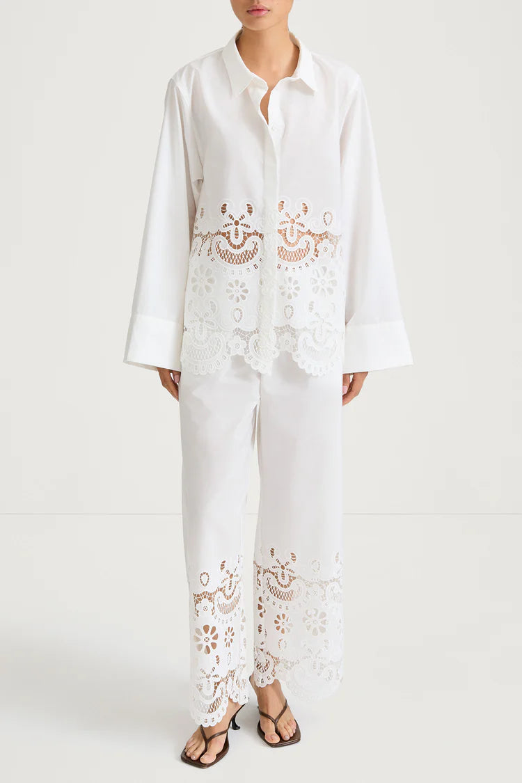 StyleIn Jamie Trousers in White