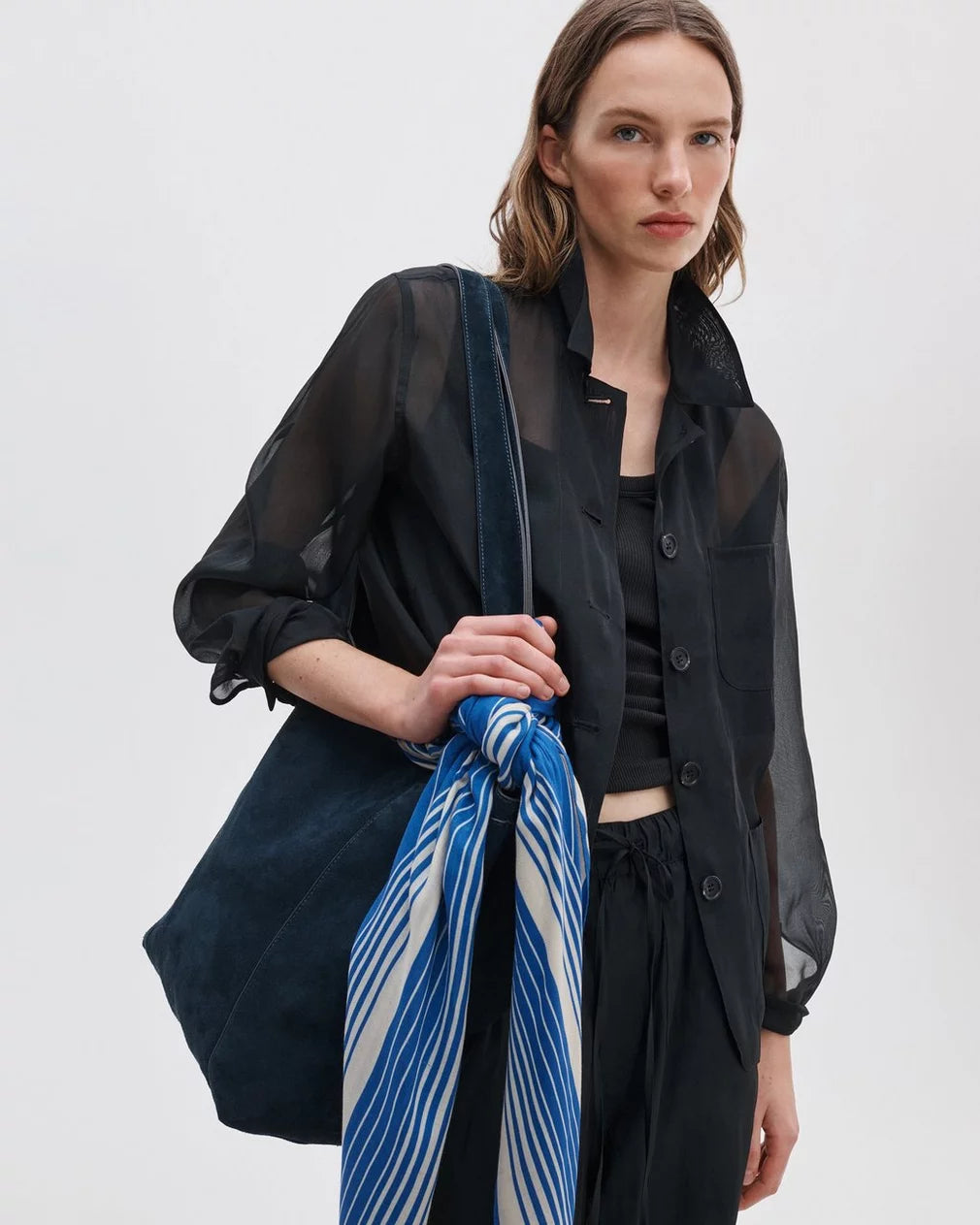 Rag & Bone Jolene Organza Jacket - Black