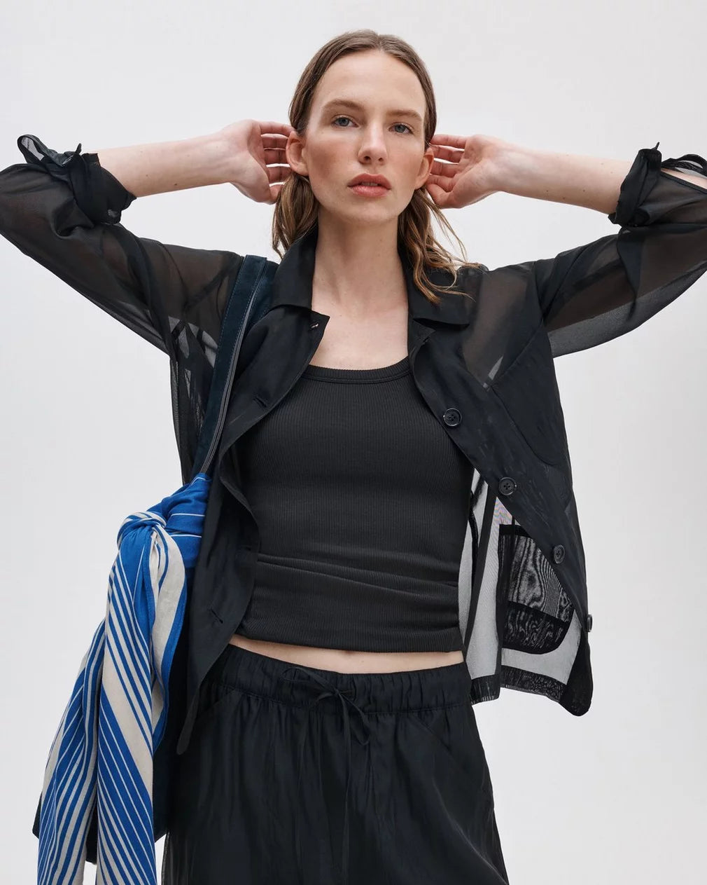 Rag & Bone Jolene Organza Jacket - Black