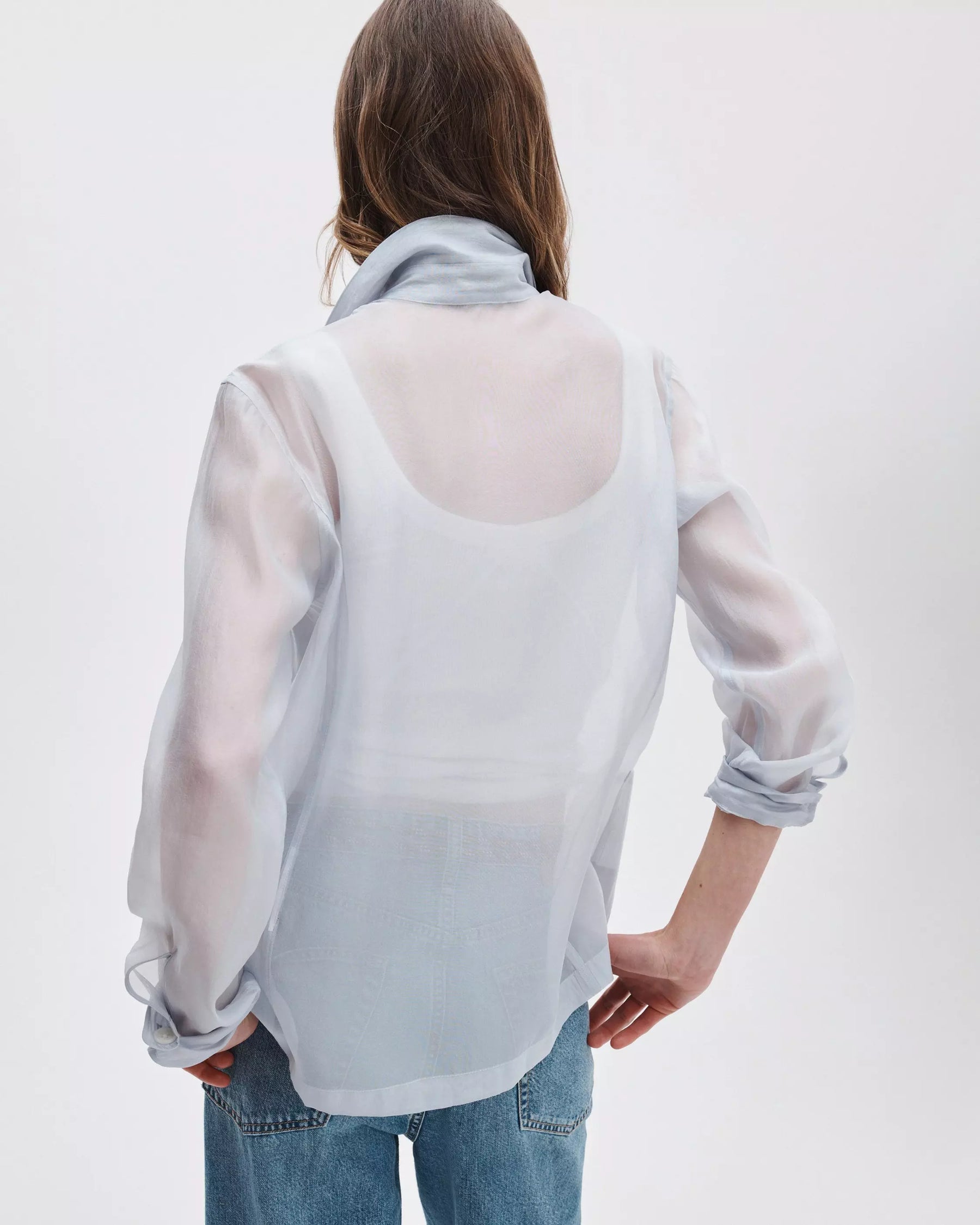 Rag &amp; Bone Jolene Organza Jacket in Grey