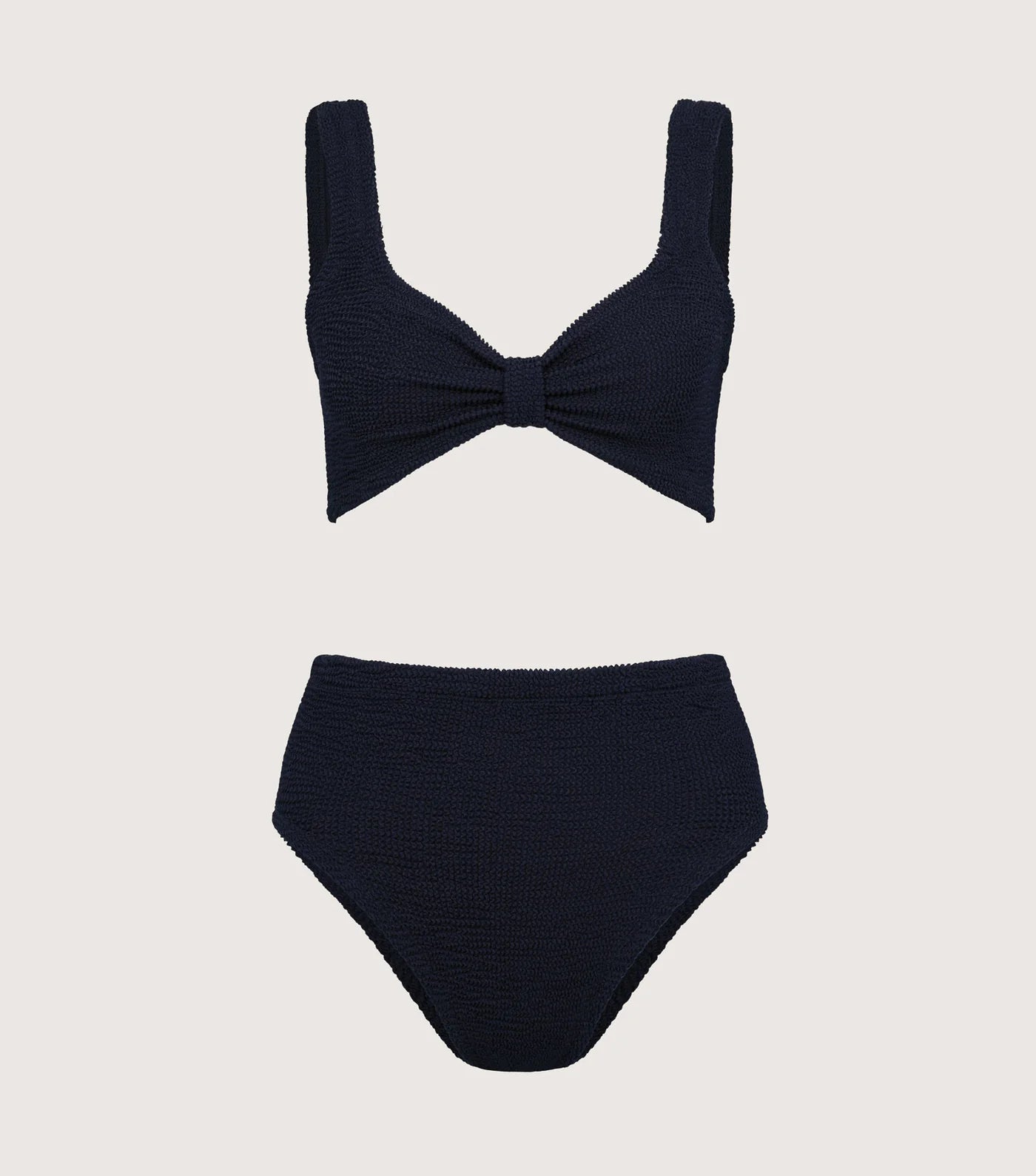 HUNZA G Judy Bikini in Black