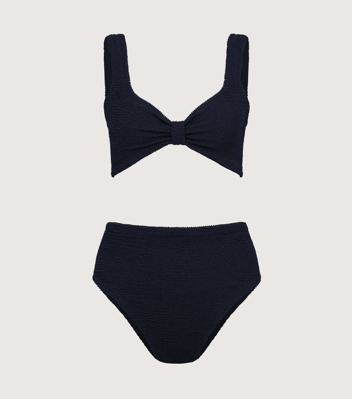 HUNZA G Judy Bikini in Black