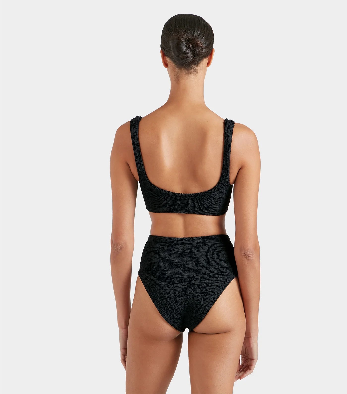 HUNZA G Judy Bikini in Black