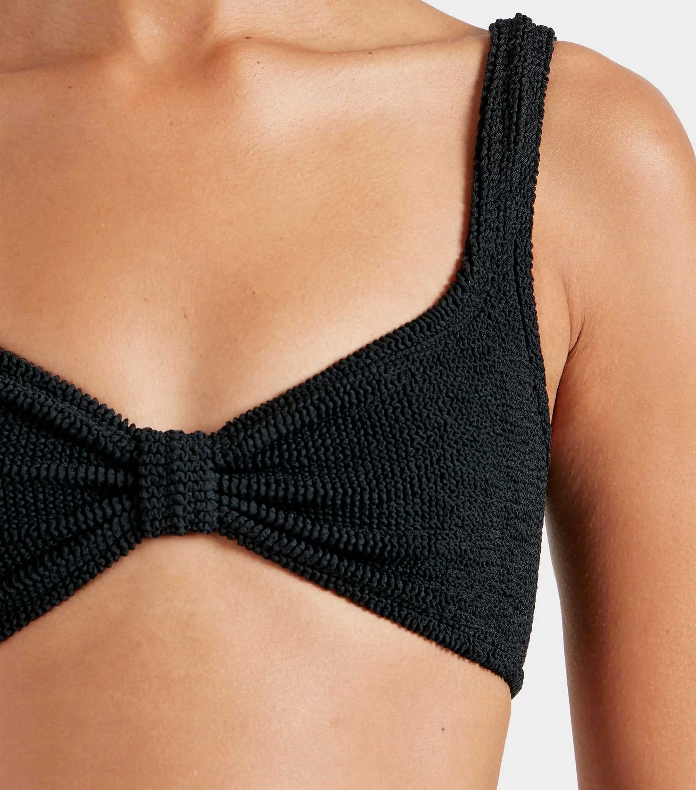 HUNZA G Judy Bikini in Black