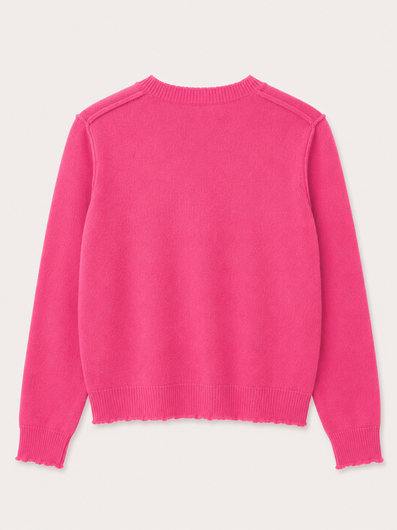 Jumper 1234 Distressed Crew - Azalea