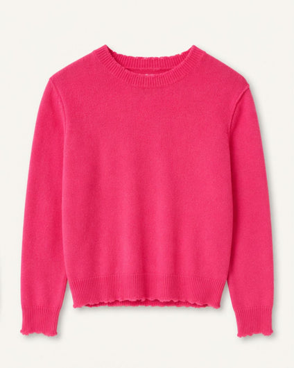 Jumper 1234 Distressed Crew - Azalea