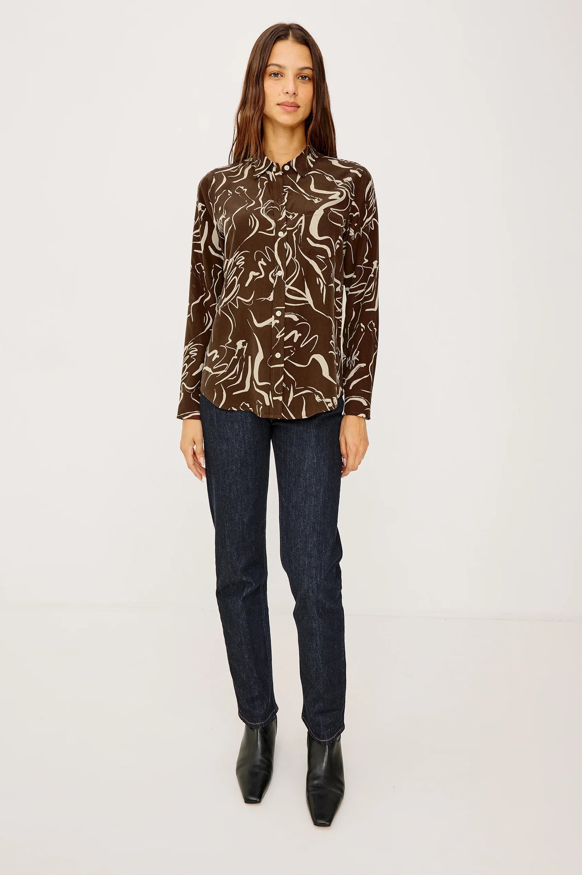 Rails Kate Shirt in Brown Colt