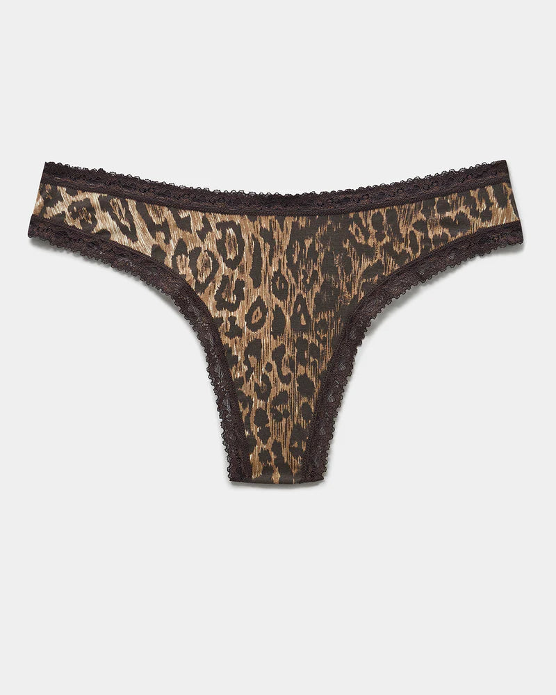 Stripe & Stare X RIXO Thong in Leopard