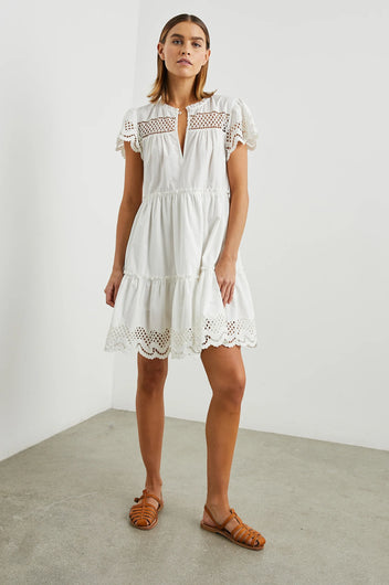 RAILS Lettie Dress in White