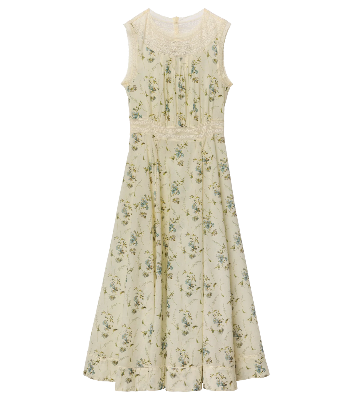 DÔEN Liliane Midi Dress in Sunshine Prairie Rose