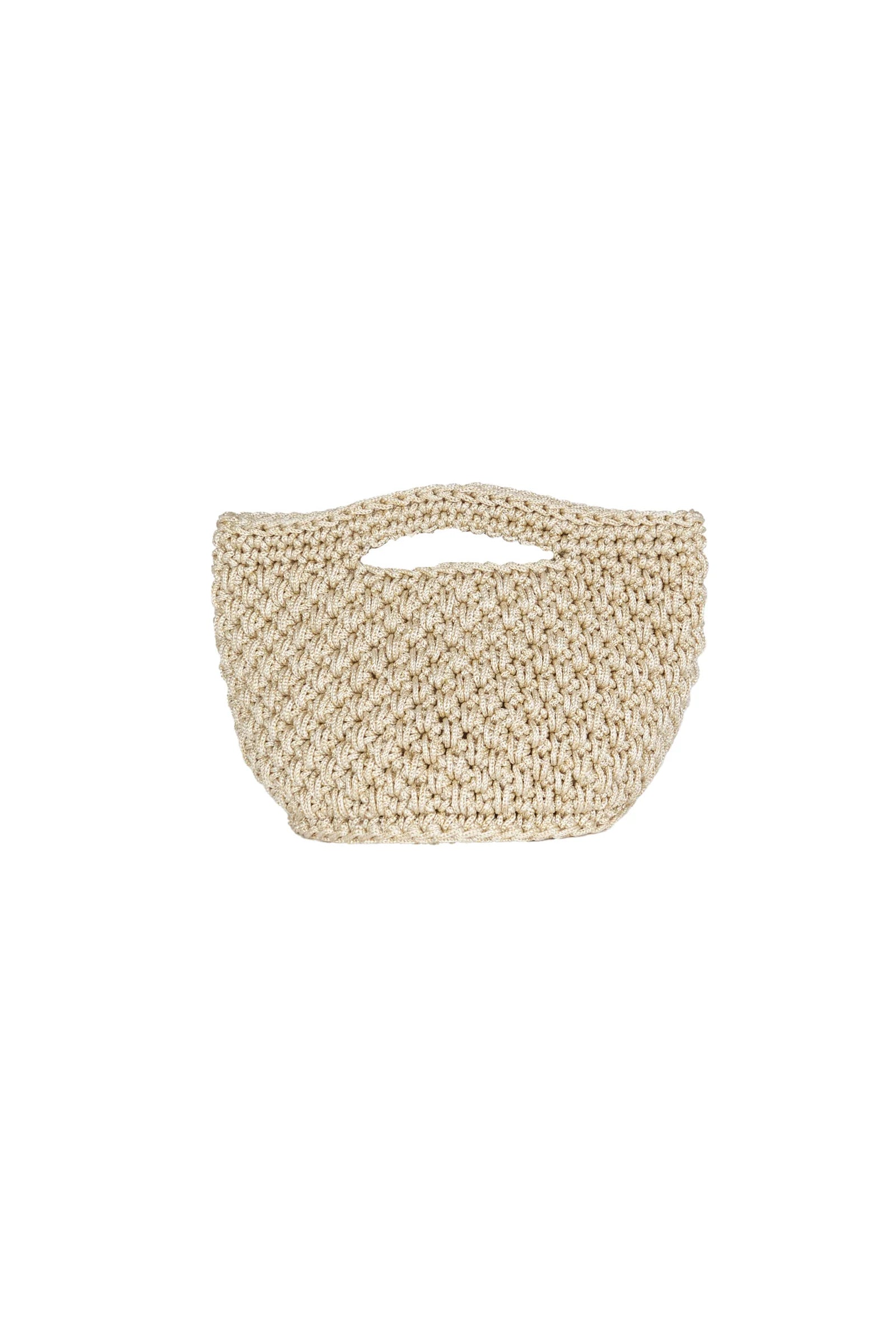 Share Your Luce Luce Bag in Ivory Gold Lurex