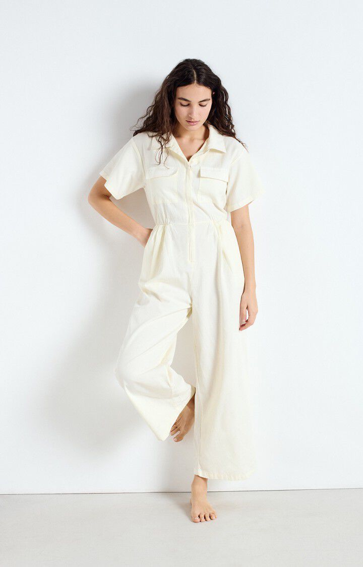 American Vintage Lybay Jumpsuit in Ivory