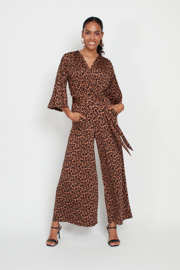 Onjenu Laurie Jumpsuit in Leo Brown