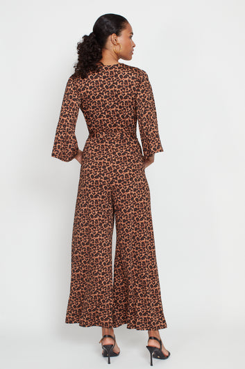 Onjenu Laurie Jumpsuit in Leo Brown