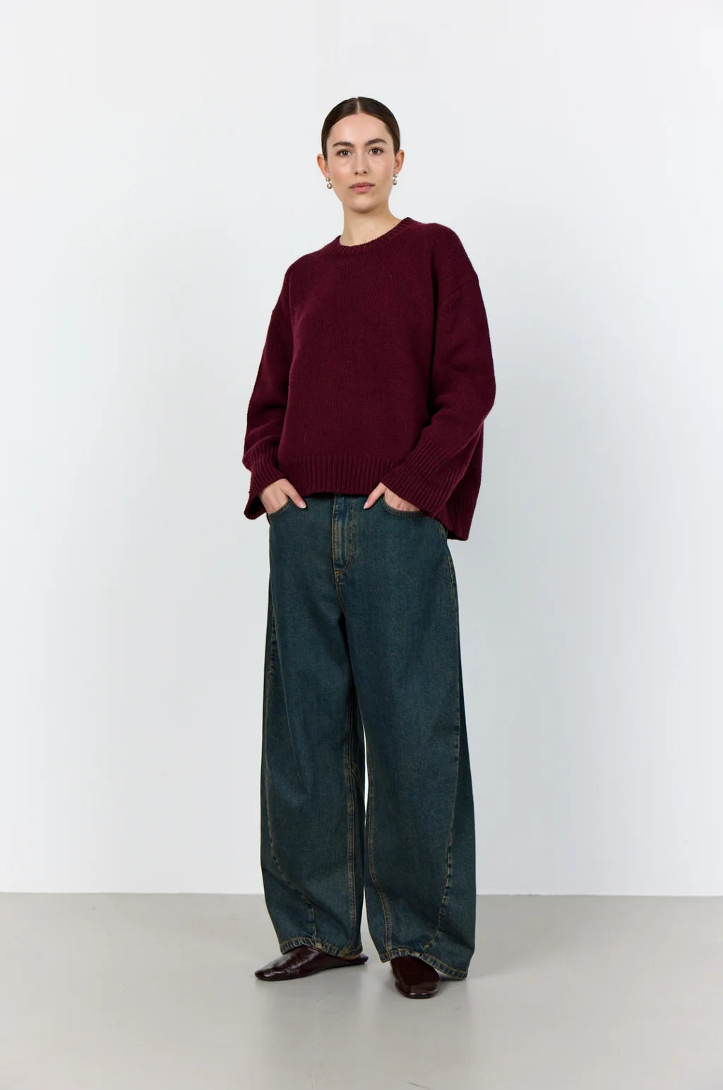 Levete Room Perle Knit Jumper in Fudge