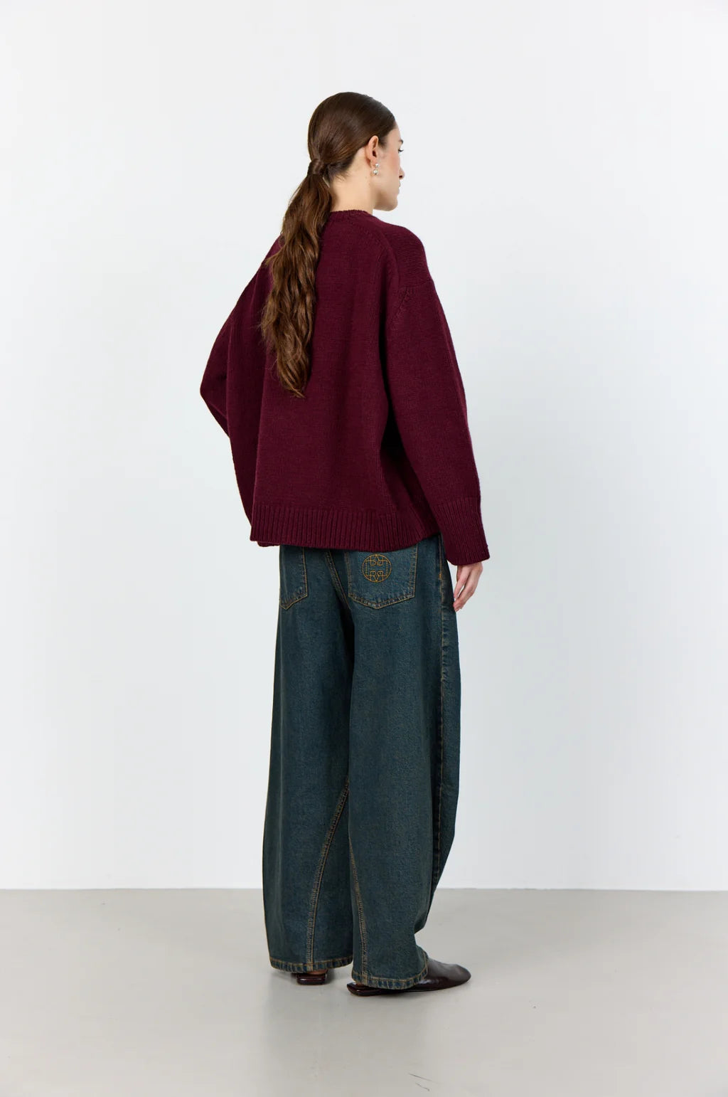 Levete Room Perle Knit Jumper in Fudge