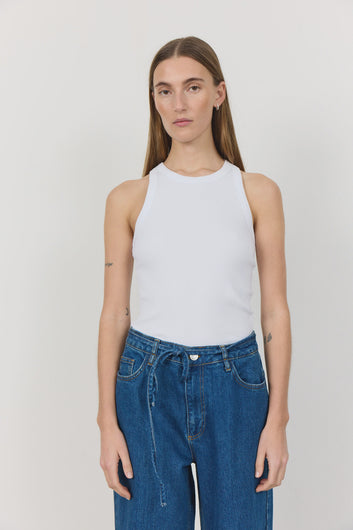 Levete Room Numbia Rib Tank - White