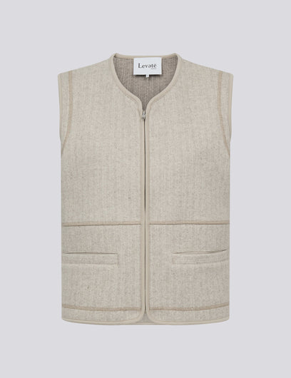 Levete Room Sannie Waistcoat  - Light Beige