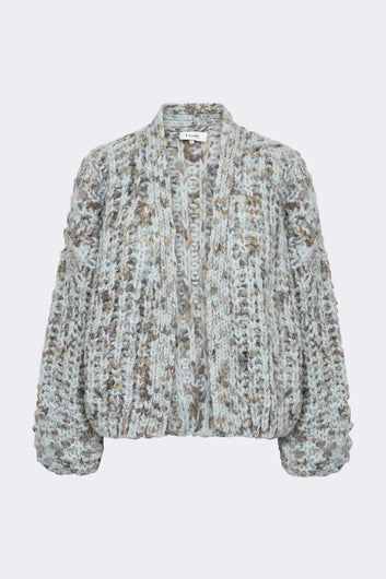 Levete Room Chunky Knit Cardi - Blue