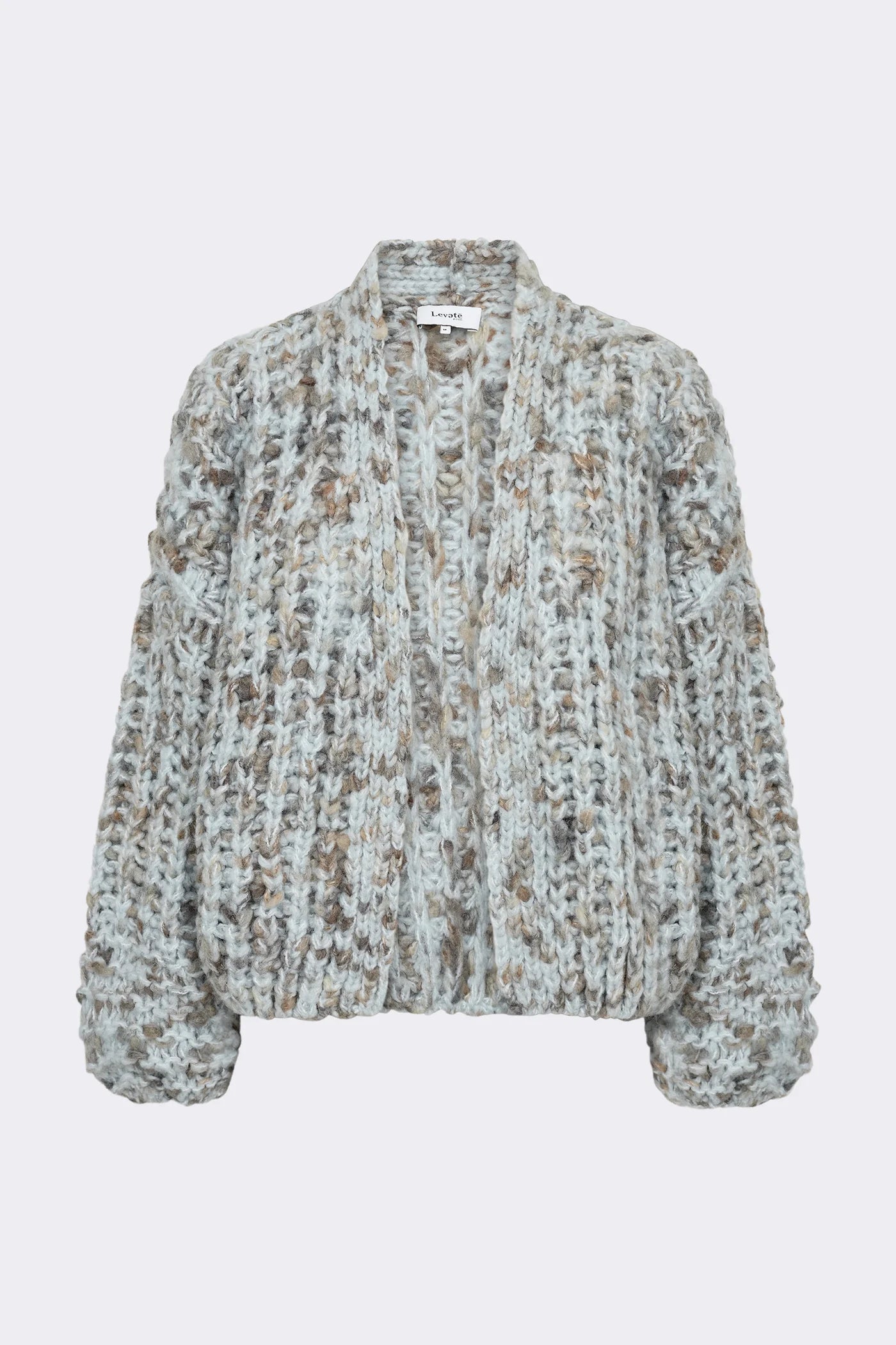Levete Room Chunky Knit Cardi - Blue
