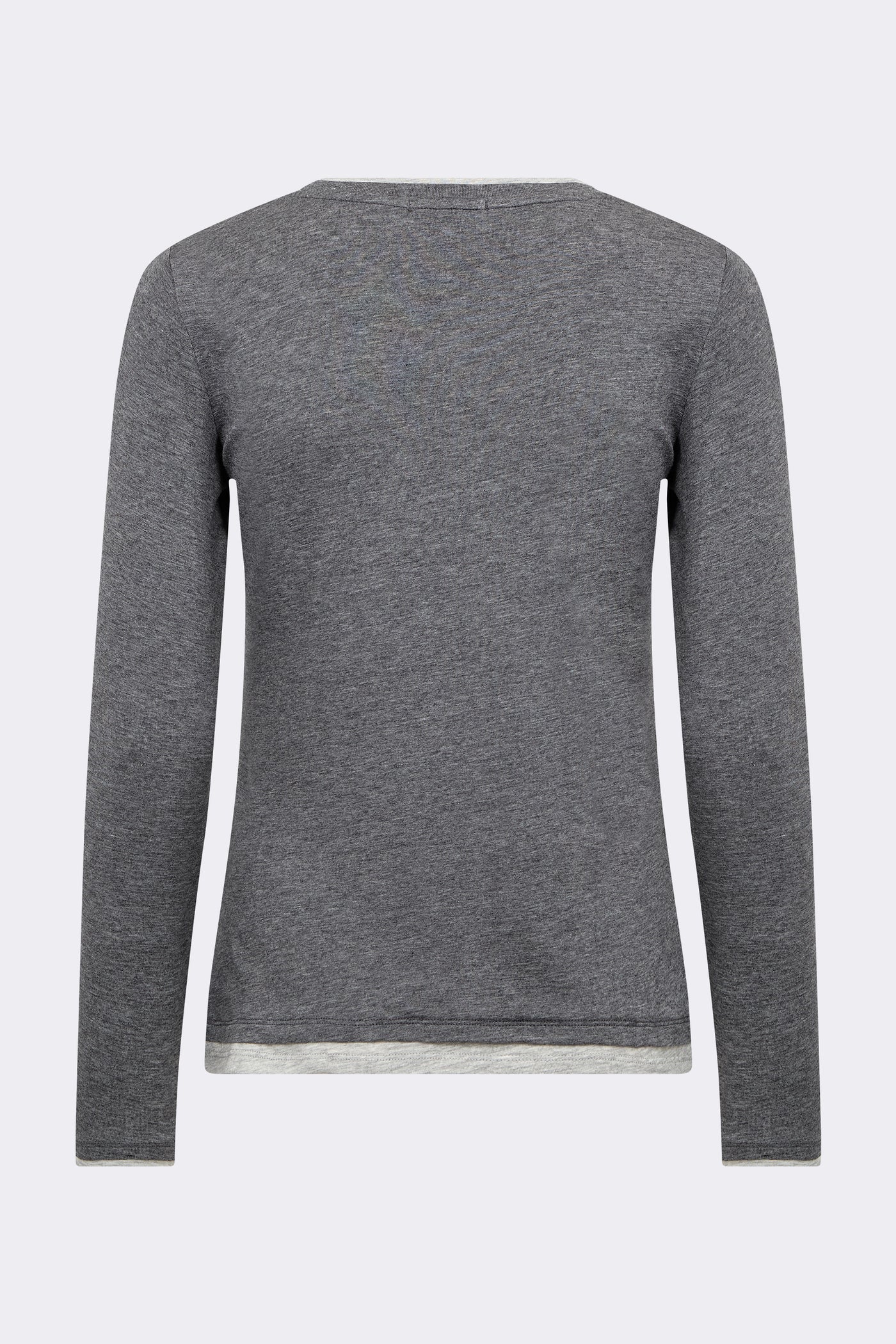 Levete Room Jospehine Double Layer LS Top - Grey