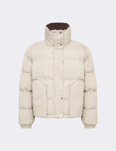 Levete Room Mona Short Puffa - Off White