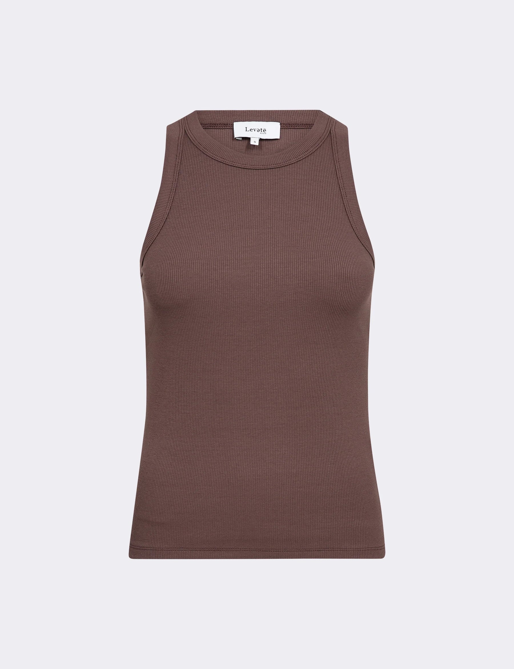 Levete Room Numbia Rib Tank - Brown