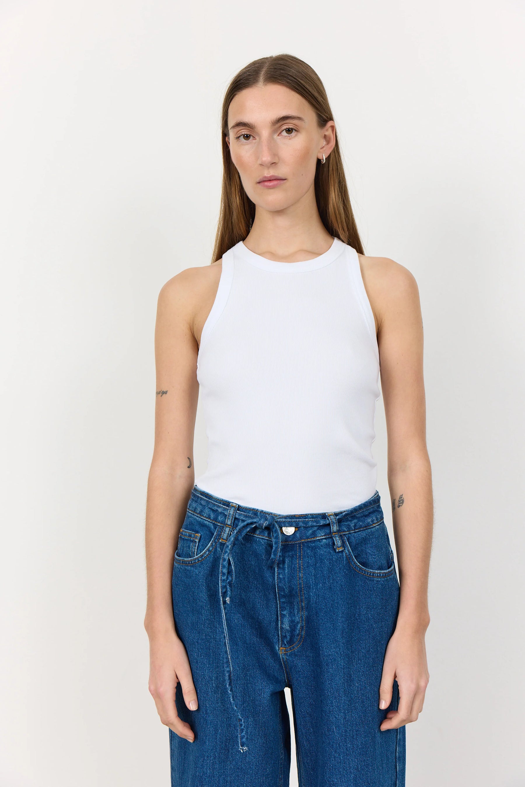 Levete Room Numbia Rib Tank - White