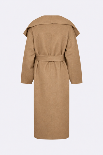 Levete Room Owa Belted Coat - Camel