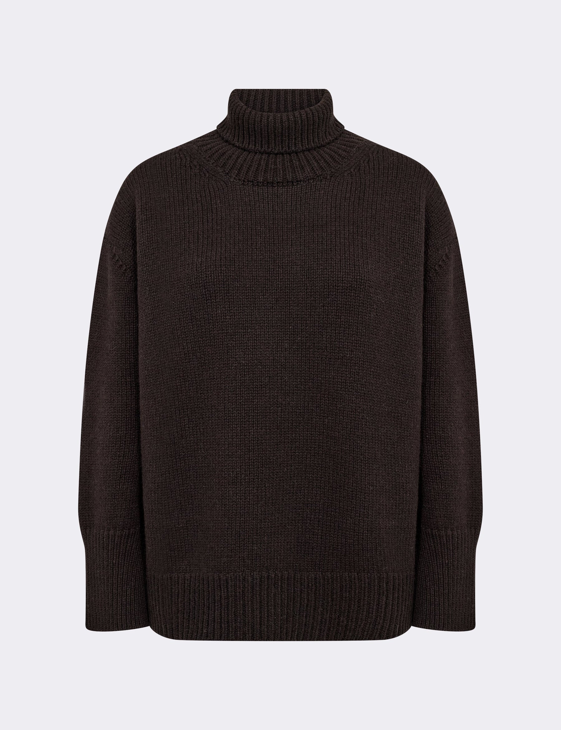 Levete Room Perle Roll Knit - Dark Brown