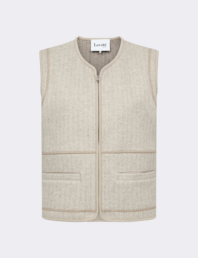 Levete Room Sannie Waistcoat  - Light Beige