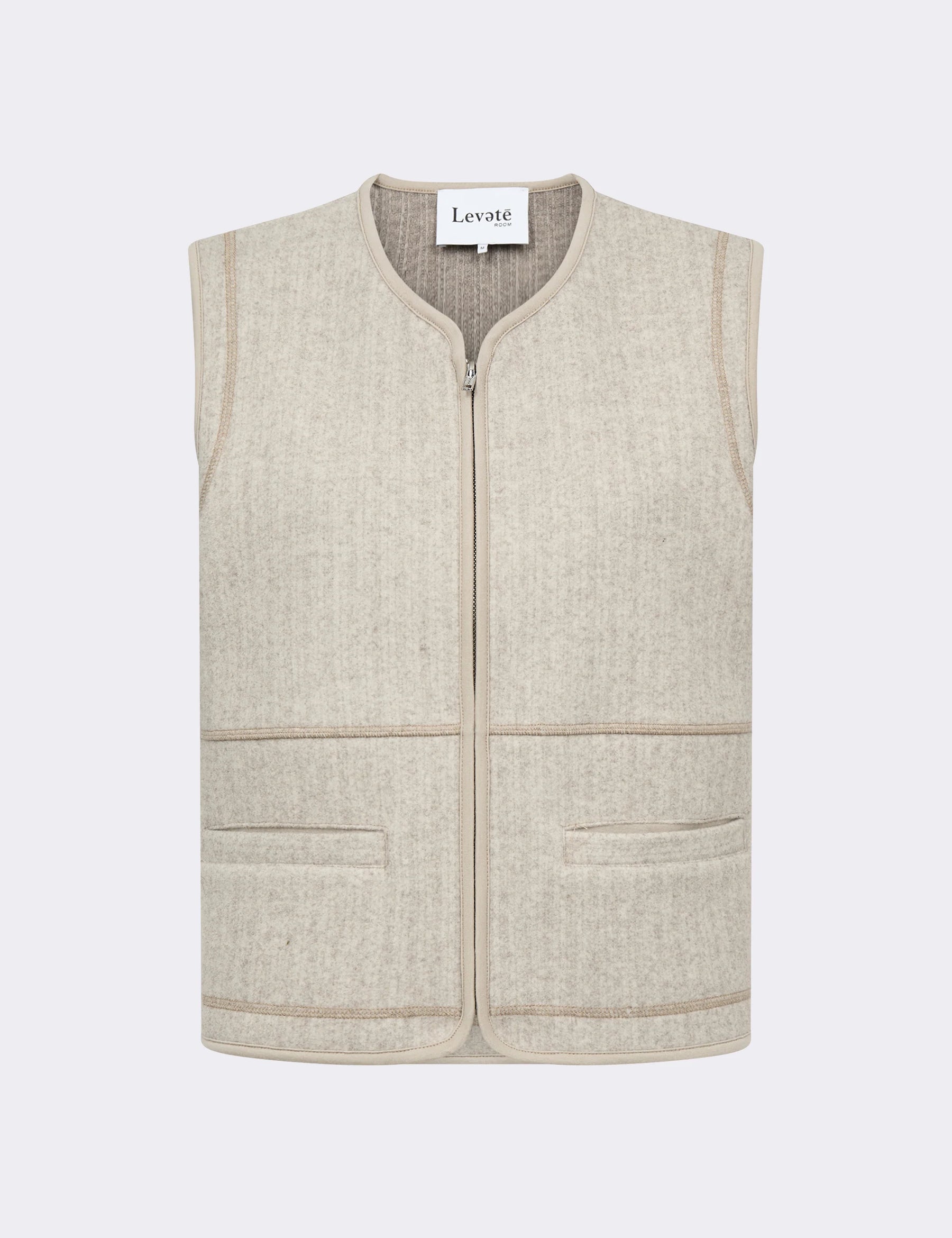 Levete Room Sannie Waistcoat  - Light Beige