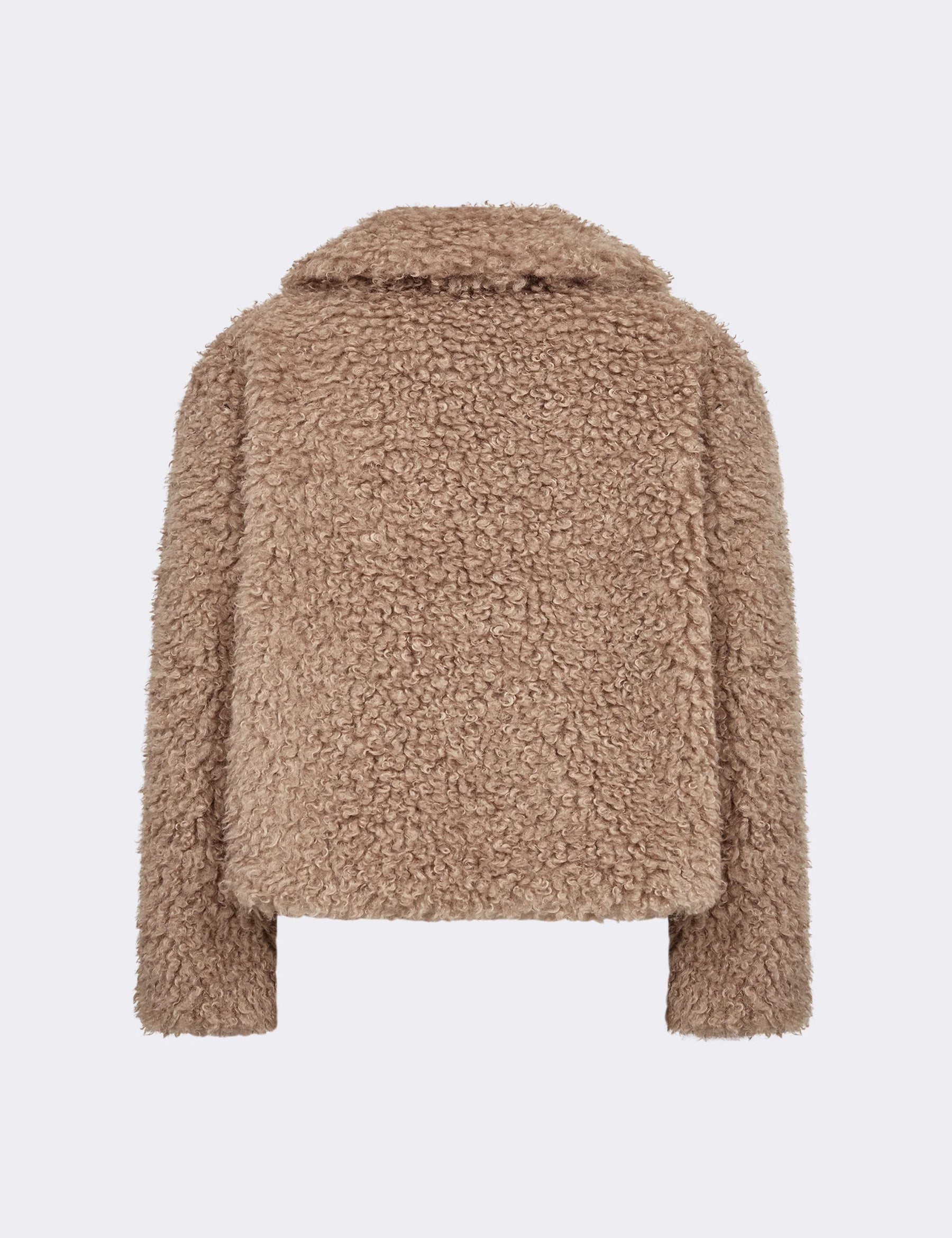 Levete Room Siggy Shaggy Jacket - Light Brown
